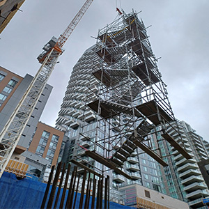 Calgary Scaffolding Project - Eighth Avenue Place Commercial Scaffold