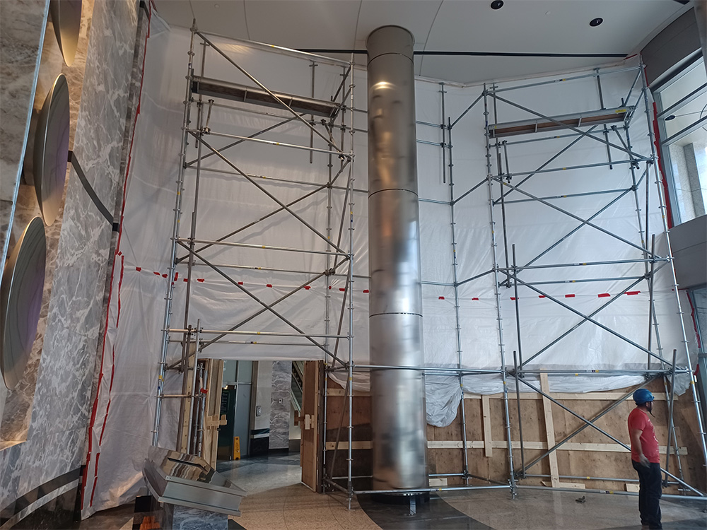 Calgary Scaffolding Project - Millennium Tower Commercial Scaffold 2