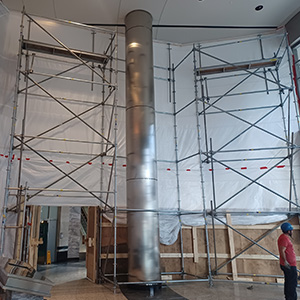 Calgary Scaffolding Project - Millennium Tower Commercial Scaffold