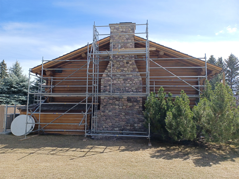 Calgary Scaffolding Project - Southern Alberta Pioneers Memorial Building Commercial Scaffold 2