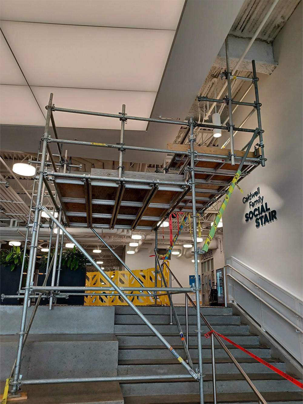 Calgary Scaffolding Project - Vivo Rec Centre Commercial Scaffold 1