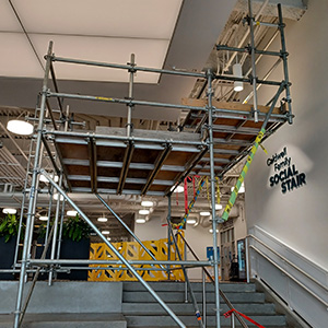 Calgary Scaffolding Project - Vivo Rec Centre Commercial Scaffold