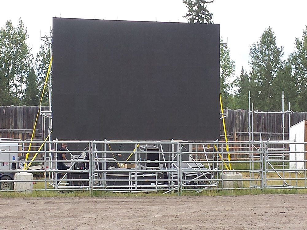 Calgary Scaffolding Video Screen Event Scaffold 1