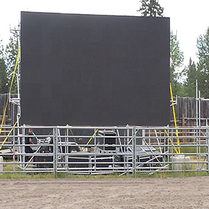 Calgary Scaffolding Video Screen Event Scaffold